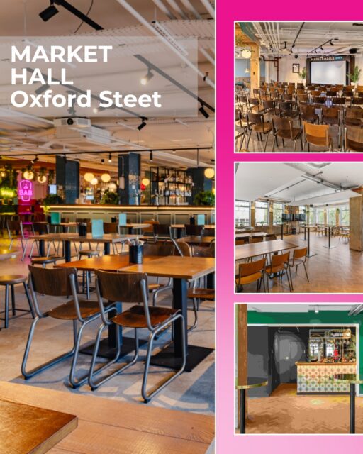 Tucked just moments from Oxford Street, Market Halls Oxford Street brings new life to a once-forgotten shopping centre; now reimagined as a vibrant, expansive food hall experience in the heart of London.

With 9 street food kitchens serving up a variety of mouth-watering dishes, two lively bars crafting creative cocktails, and versatile private event spaces, it’s a venue designed for connection, energy, and unforgettable moments.

Step into the Games Hall and take your pick from pool, basketball, shuffleboard, and darts, all under one roof. 
It’s the perfect setting for everything from team socials to large-scale corporate events.

✨ Key highlights:
• Prime central London location
• Private & semi-private event spaces
• All-in-one experience: eat, drink & play in the Games Hall
• Built-in stage and AV capabilities
• Plenty of natural light throughout

Ideal for meetings & conferences, team away days, networking events, product launches, summer & Christmas parties, private celebrations, and more.

#EventSpaces #LondonVenues #CorporateEvents #TeamBuilding #OxfordStreet #EventPlanning