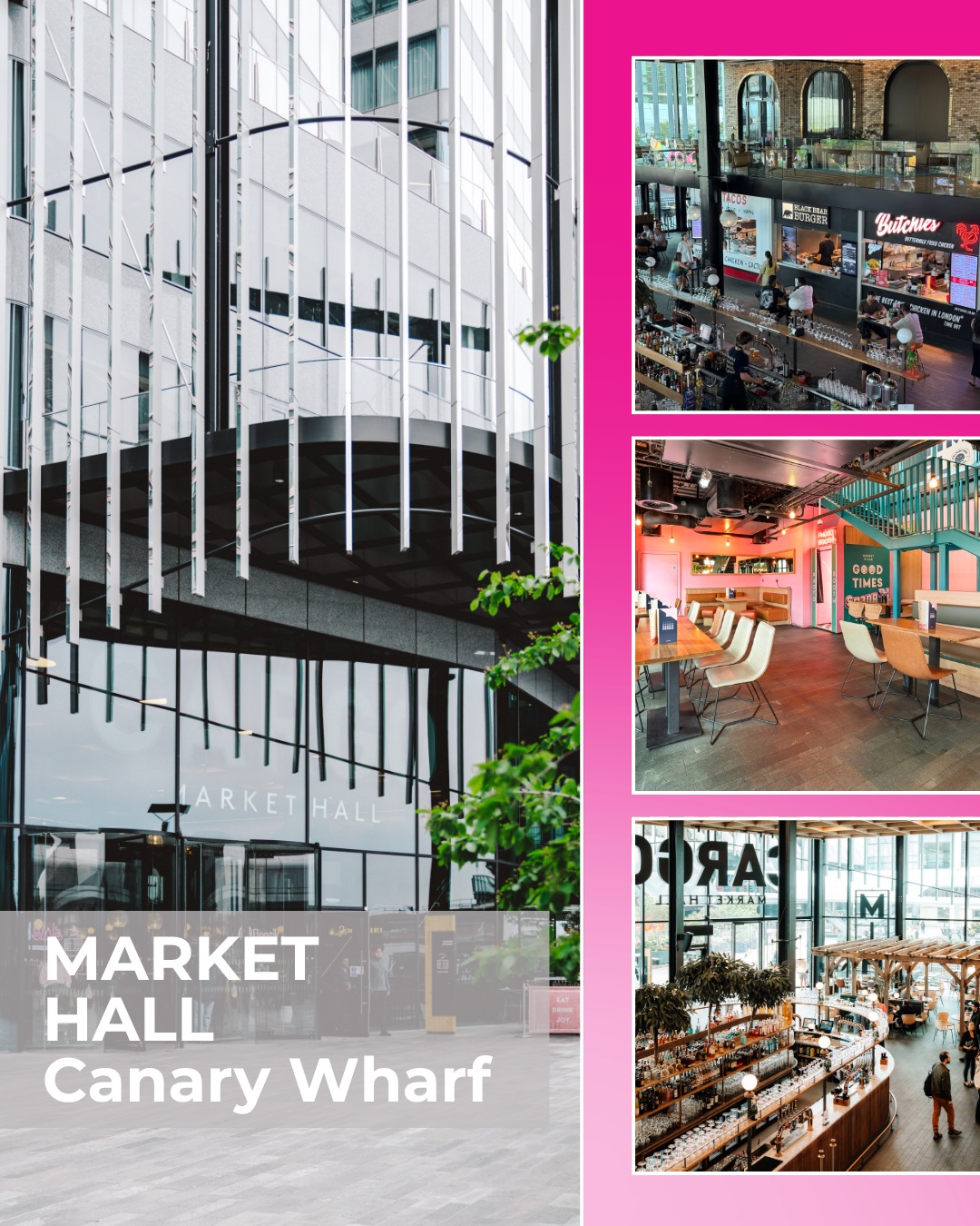 Looking for a standout venue in London for your next event?

The Market Place Canary Wharf sits right at the heart of the Elizabeth Line, bringing together some of London’s best food and drink in a vibrant waterside setting. 
Whether it’s a corporate event, group booking, or after-work gathering, this flexible space offers something for everyone, all with stunning canal views.

✨ Key highlights:
• Built-in AV and TV screens
• Floor-to-ceiling windows with abundant natural light
• 11 independent food traders offering diverse cuisines
• Outdoor terraces for relaxed socialising
• 3 bars across 2 floors
• Flexible event spaces, including exclusive and semi-private areas

With ample seating and a lively atmosphere, it’s the perfect spot for any occasion in Canary Wharf.

#EventSpaces #CanaryWharf #LondonVenues #CorporateEvents #Hospitality #EventPlanning